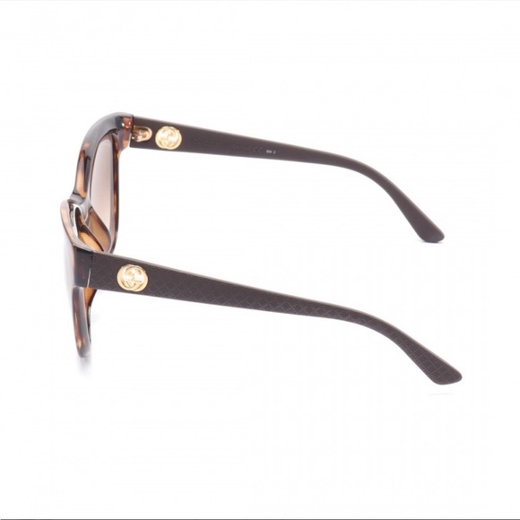 Authentic Gucci leather side Sunglasses - Picture 4 of 11